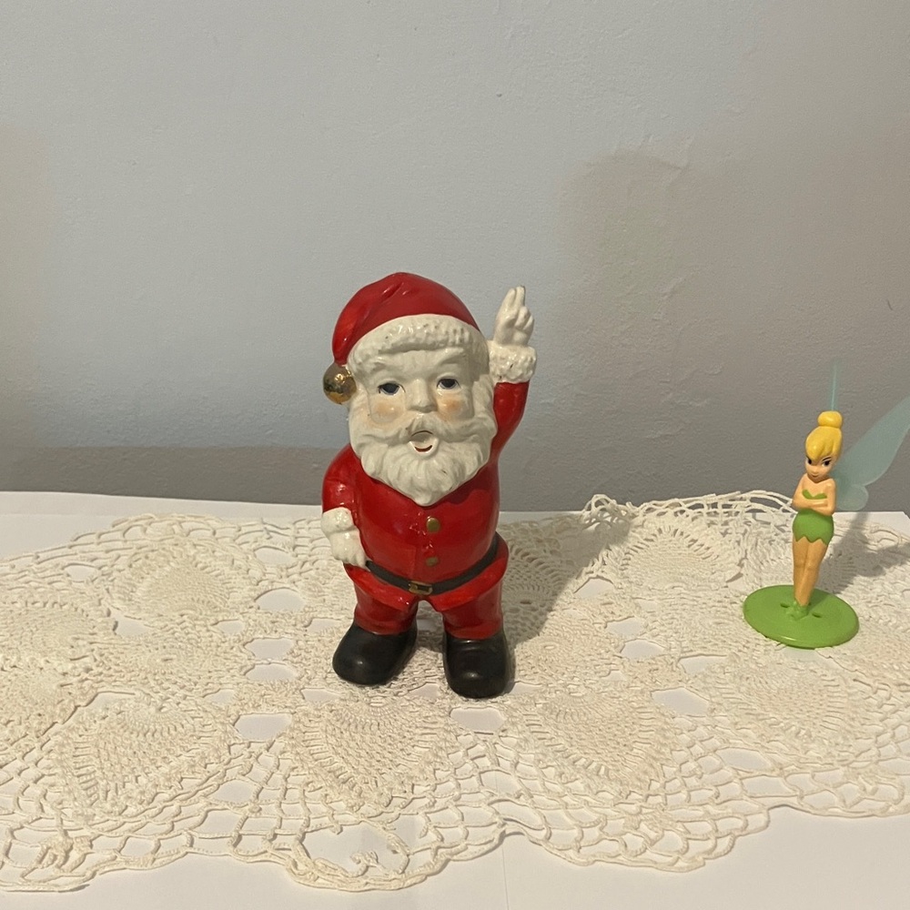 Festive Santa Claus Figurine vintage made in Japan